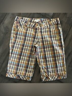 South Pole Yellow Plaid Shorts - Size 11